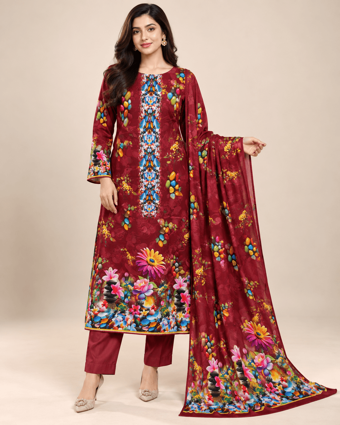 Fine needlework, wholesale value.
